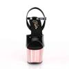 Pleaser - ADORE709 KnöchelriemenSandale, Poledance Schuhe - Pole dance schuhe - Schwarz/Rosa Product image